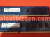 ELPİDA 8 GB (4+4) 1333 Mhz DDR3 PC Masaüstü RAM (Sorunsuz , Orijinal, İkinci El)
