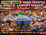 Yarısı Peşin Yarısı Taksitle İkinci El Langırt Masası İstanbul | Uygun Fiyatlı Satılık Langırtlar