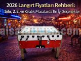 İkinci El Langırt Masası Alım Satım | Tamir ve Yedek Parça Hizmeti