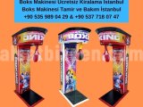 İstanbul Boks Makinesi Tamiri | Boks Makinesi Tamircisi & Teknik Servis